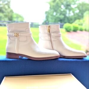 Michael Kors Women's Ivory Ankle Booties